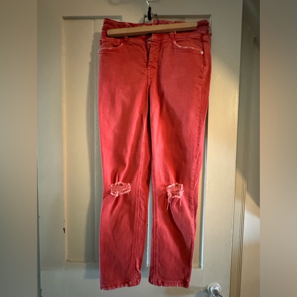Anthropologie Pilcro and the Letterpress High Ride Slim Jeans